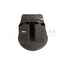 Paddle Double Pistol Mag Pouch fr Glock Black